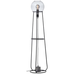 Brilliant Stehlampe Pheme, ohne Leuchtmittel, Glas Standleuchte - 140cm Höhe x 35cm Ø - E27 Fassung