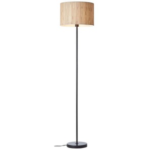 Brilliant Stehlampe Wimea, ohne Leuchtmittel, 161,5 cm Höhe, Ø 38 cm, 1 x E27, Metall/Seegras, schwarz/natur
