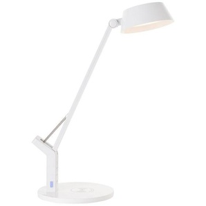 Brilliant LED Tischleuchte Kaila, LED wechselbar, Tageslichtweiß, 40 cm Höhe, Wireless Charging, Touchdimmer, CCT, 710 lm, weiß