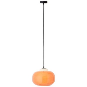Brilliant Pendelleuchte Blop, ohne Leuchtmittel, Höhe 128,5 cm, Ø 30 cm, E27, kürzbar, Glas/Metall