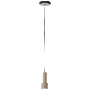 Brilliant Pendelleuchte Cadiz, ohne Leuchtmittel, 150 x 13 cm, GU10, kürzbar, Aluminium, matt schwarz/bronzefarben