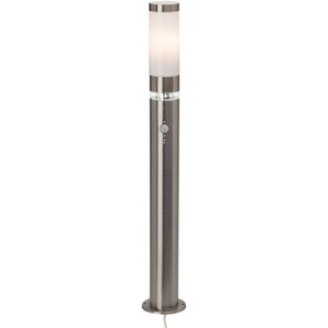 Brilliant Wegeleuchte Bole edelstahl 77,5 cm Bewegungsmelder E27 60 W GLO773502504