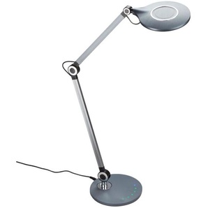 Brilo - led Tischleuchte Büroleuchte Touchdimmer cct 7 w anthrazit Kunststoff ner