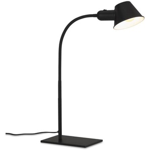 Brilo - Schreibtischleuchte Bürolampe Tischlampe flexibel 1xE27 10W schwarz ner