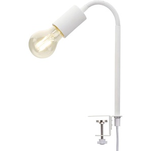 Briloner Klemmleuchte Krampo weiß E27, max. 10W GLO773055321