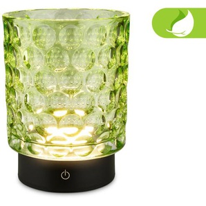 Briloner LED Akku-Tischleuchte Sunora grün 15 cm warmweiß dimmbar GLO773140185