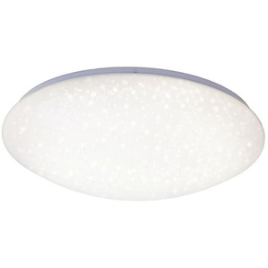 Briloner - led Deckenleuchte mit Sternendekor Deckenlampe 24W ø 49cm Weiß