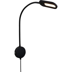 BRILONER LED-Wandleuchte 2177015 schwarz, 6W, 650lm, 3000K