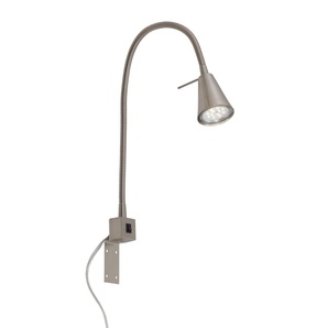 Briloner LED Wandleuchte Comfort Light GU10 nickel matt 40,3 cm 4,7 W GLO773053300