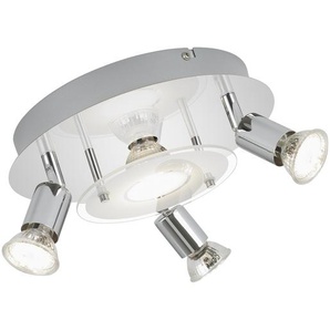 210x112mm Deckenspot DxH Badleuchte Deckenleuchte 3x LED/GU10 Briloner Leuchten IP44 Badlampe Chrom Strahler dreh- und schwenkbar 210x112mm Deckenspot DxH Badleuchte Deckenleuchte 3x LED/GU10 Briloner Leuchten IP44 Badlampe Chrom Strahler dreh- und schwenkbar