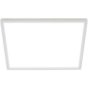 Briloner - slim led Panel, Neutralweißes Licht, Backlighteffekt, Flaches Design, weiß, 42 x 42 x 2,9 cm