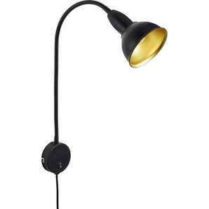 Briloner Wandleuchte Hygge schwarz E14, max. 25 W GLO773055325