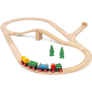 BRIO® Spielzeug-Eisenbahn 65 Jahre Holzeisenbahn Jubiläums-Zugset, Made in Europe, FSC® - schützt Wald - weltweit