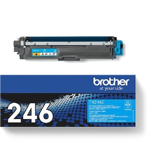 Brother TN-246C Tonerkartusche Cyan für 2.200 Seiten Kompatibilität: HL-3142CW // HL-3152CDW // HL-3172CDW // DCP-9017CDW // DCP-9022CDW // MFC-9142CD TN246C