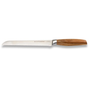 Brotmesser ECHTWERK Classic Edition Kochmesser Gr. Klingenlänge 20 cm, silberfarben Brotmesser Küchenmesser, Edelstahl, Klingenlänge 20 cm, Griff aus Akazienholz