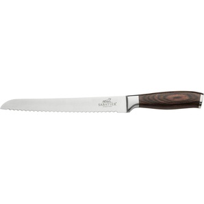 Brotmesser SABATIER INTERNATIONAL Kochmesser Gr. Gesamtlänge 34 cm Klingenlänge 22 cm, braun Brotmesser rostfreier Klingenstahl, geschmiedete Messerklinge