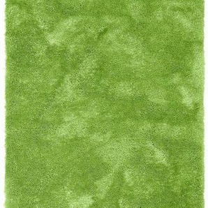 Bruno Banani Hochflor-Läufer Dana Teppich, Kundenliebling, rechteckig, Höhe: 30 mm, Brücke, uni, weich, Mikrofaser, Diele, Flur, Wohnzimmer, Schlafzimmer
