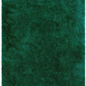 Bruno Banani Hochflor-Läufer Dana Teppich, Kundenliebling, rechteckig, Höhe: 30 mm, Brücke, uni, weich, Mikrofaser, Diele, Flur, Wohnzimmer, Schlafzimmer