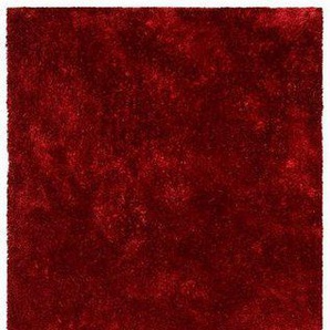 Bruno Banani Hochflor-Läufer Dana Teppich, Kundenliebling, rechteckig, Höhe: 30 mm, Brücke, uni, weich, Mikrofaser, Diele, Flur, Wohnzimmer, Schlafzimmer