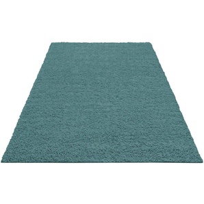 Bruno Banani Hochflor-Teppich Shaggy Soft, rechteckig, Höhe: 30 mm, gewebt, Uni Farben, besonders weich und kuschelig, Kundenliebling