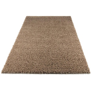 Bruno Banani Hochflor-Teppich Shaggy Soft, rechteckig, Höhe: 30 mm, gewebt, Uni Farben, besonders weich und kuschelig, Kundenliebling