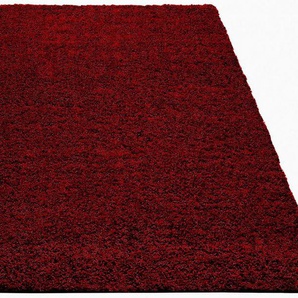 Bruno Banani Hochflor-Teppich Shaggy Soft, rechteckig, Höhe: 30 mm, gewebt, Uni Farben, besonders weich und kuschelig, Kundenliebling