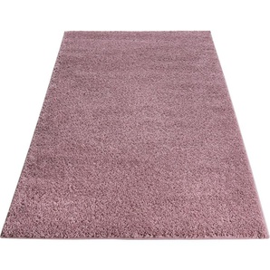 Bruno Banani Hochflor-Teppich Shaggy Soft, rechteckig, Höhe: 30 mm, gewebt, Uni Farben, besonders weich und kuschelig, Kundenliebling