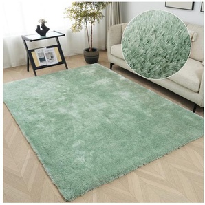 Bruno Banani Teppich Dana Teppich, besonders weich und kuschelig, Kundenliebling, rechteckig, Höhe: 30 mm, uni, Mikrofaser Teppiche, Wohnzimmer, Schlafzimmer, Esszimmer