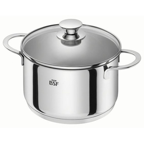 BSF Kochtopf BSF Bordeaux, Glas, 3,5 L, rund, Messskala, Sandwichboden, Kochen, Töpfe, Kochtöpfe