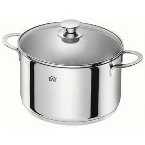 BSF Kochtopf BSF Bordeaux, Glas, 6 L, rund, Messskala, Sandwichboden, Kochen, Töpfe, Kochtöpfe