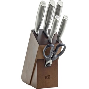 BSF Messerblock BSF Chicago, Edelstahl, Metall, 7-teilig, Kochen, Küchenmesser, Messersets