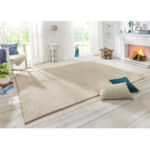 BT Carpet Kurzflorteppich Wolly I Beige Rechteckig 160x240 cm (BxT) Modern Kunstfaser