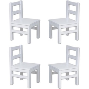 Bubema Kindersitzgruppe – aus Massivholz, als Stuhl, Tisch oder als Set, natur geölt oder weiß lackiert