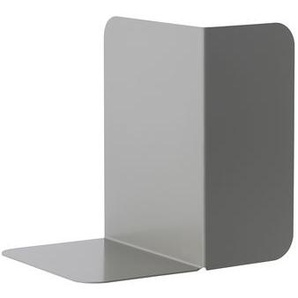 Buchstütze Compile metall grau / Metall - variabel - Muuto - Grau