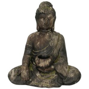 Buddha , Mehrfarbig , Stein , 30x48.5 cm , Dekoration, Skulpturen & Dekoobjekte, Skulpturen