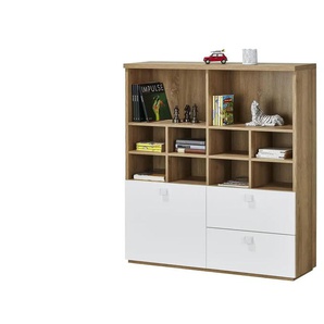 Bücheregal Globo | weiß | 120 cm | 130 cm | cm 35,0 |