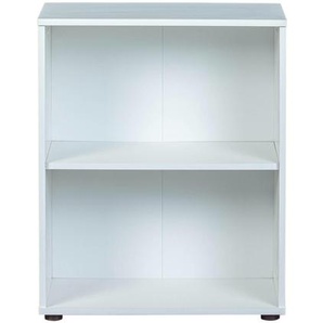 Bücherregal   Arco 1 - weiß - Materialmix - 60 cm - 75 cm - 30 cm | Möbel Kraft
