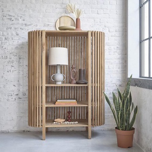Bücherregal aus massivem Teakholz 160 cm