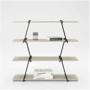 Bücherregal   ¦ holzfarben ¦ Maße (cm): B: 120 H: 132
