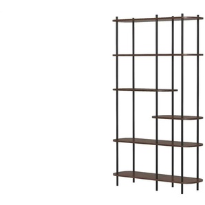 Bücherregal - holzfarben - Materialmix - 100 cm - 170 cm | Möbel Kraft