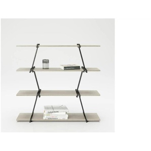 Bücherregal - holzfarben - Materialmix - 120 cm - 132 cm | Möbel Kraft
