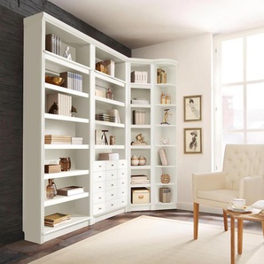 Bücherregal HOME AFFAIRE Soeren Regale Gr. H/T: 185 cm x 29 cm, 6 St., weiß Bücherregale in 2 Höhen und Tiefen, mit viel Stauraum