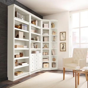Bücherregal HOME AFFAIRE Soeren Regale Gr. H/T: 220 cm x 29 cm, 7 St., weiß Bücherregale in 2 Höhen und Tiefen, mit viel Stauraum