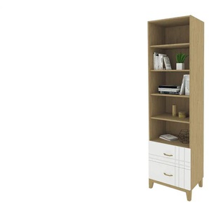 Bücherregal  Hygge Oak ¦ holzfarben ¦ Maße (cm): B: 60 H: 230 T: 45.0