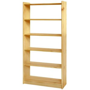Bücherregal Kiefern Holz, 4 Böden - Regal, Standregal, Holzregal