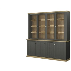 Bücherschrank Countryside | grau | 198,5 cm | 202,1 cm | cm 43,3 |