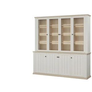 Bücherschrank Countryside | weiß | 198,5 cm | 202,1 cm | cm 43,3 |