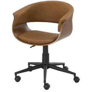 Büro-Drehstuhl  Alb ¦ braun ¦ Maße (cm): B: 63 H: 73,5 T: 61.5