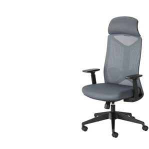 Büro-Drehstuhl  Barthe ¦ grau ¦ Maße (cm): B: 64 H: 122 T: 65.0
