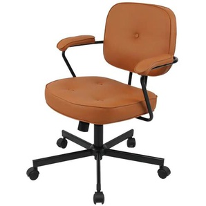 Büro-Drehstuhl - braun - Materialmix - 70 cm - 85 cm - cm 67,0 | Möbel Kraft